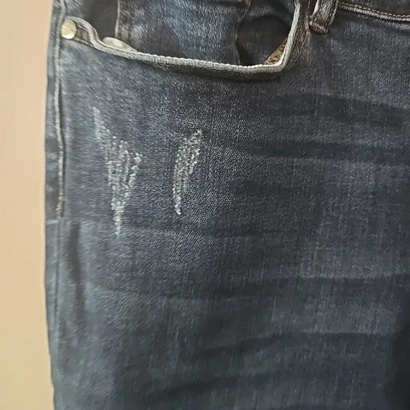 Judy Blue Jeans Womens Size 18W Blue Denim Slim Fit Pull On High Rise Stretch - Picture 5 of 9